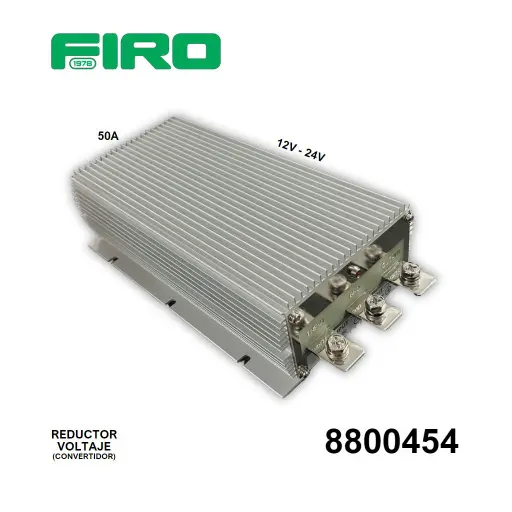 [8800454] REDUCTOR DE VOLTAJE 12V A 24V 50a (CONVERTIDOR) 