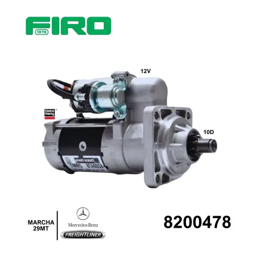 [8200478] MARCHA DELCO 29MT 12V 10D ORIGINAL FREIGHTLINER/MERCEDES 