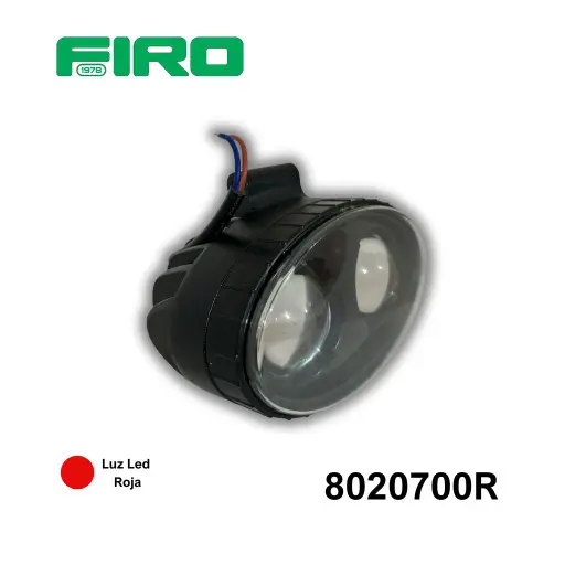 [8020700R] FARO LED MONATACARGAS ROJO SEGURIDAD                              