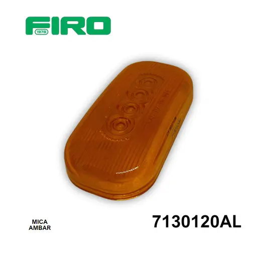[7130120AL] MICA 2X4" AMBAR 4 LEDS 