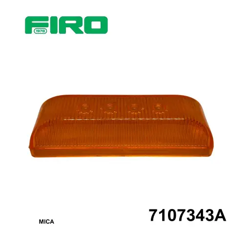 [7107343A] MICA AMBAR P/PLAFON RECTANGULAR KW                                