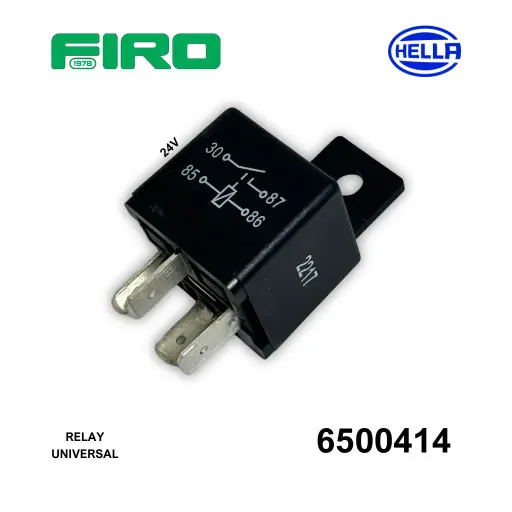 [6500414] RELAY 24V 4T 30A HELLA UNIVERSAL                                  