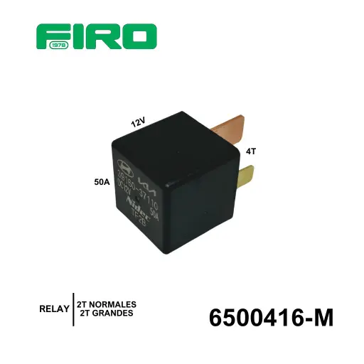 [6500416-M] RELAY 12V 4T 50A 2T NORMAL 2T GRANDES                             