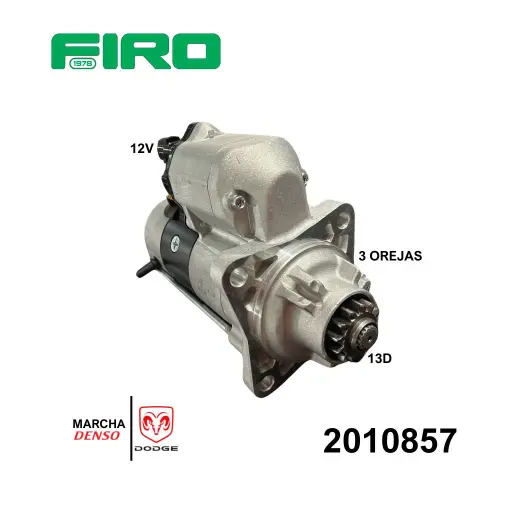 [2010857] MARCHA DENSO 12V 13D DODGE RAM 2500 3500 4500 5500                