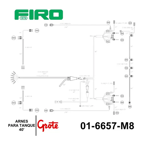 [01-6657-M8] ARNES PARA TANQUE 40' GROTE 01-6657-M8