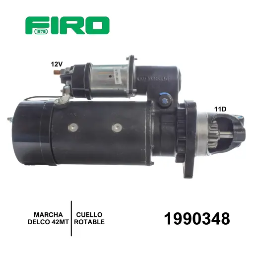 [1990348] MARCHA DELCO 42MT 12V 11D ROTABLE DELCO ORIGINAL