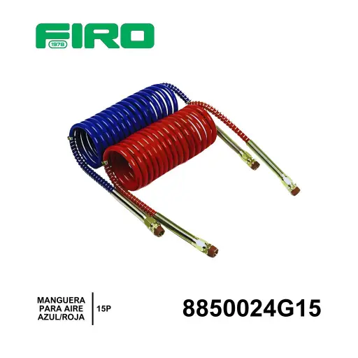 [8850024G15] MANGUERAS P/AIRE AZUL/ROJA 15" POWER PRO
